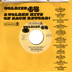 Let's Live For Today / Where Were You When I Needed You