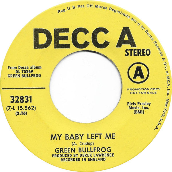 My Baby Left Me/ Lovin' You Is Good For Me, Baby