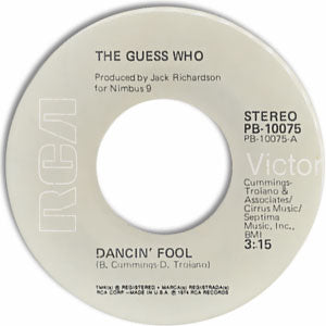 Dancin' Fool/ Seems Like I Can't Live With You