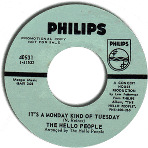 (As, I Went Down To) Jerusalem/ It's A Monday Kind of Tuesday