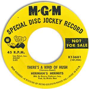 There's A Kind of Hush/ No Milk Today