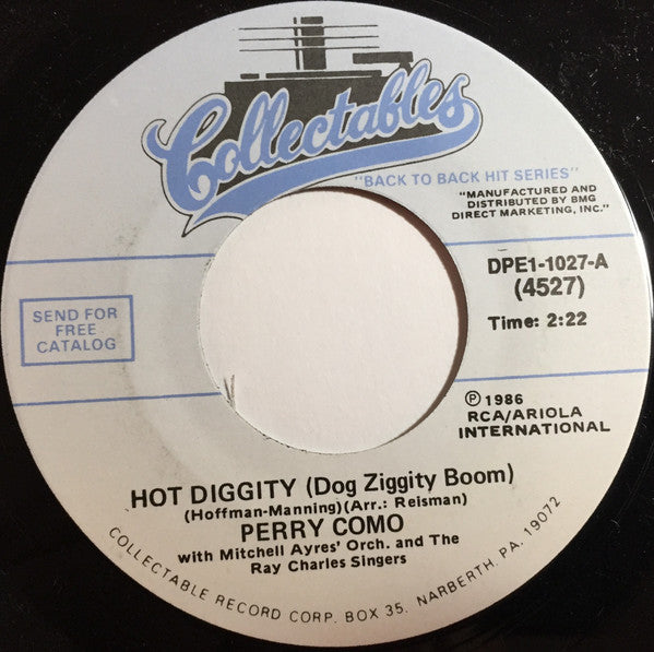 Catch a Falling Star/ Hot Diggity (Dog Ziggity Boom)