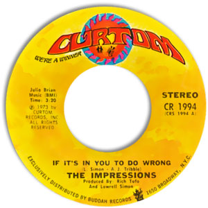 If It's In You To Do Wrong/ Times Have Changed