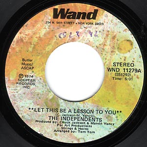 Let This Be A Lesson To You/ No Wind, No Rain