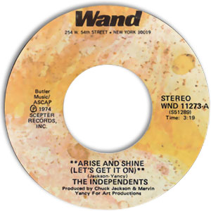 Arise And Shine (Let's Get It On)/ I Found Love On A Rainy Day