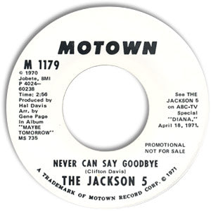 Never Can Say Goodbye