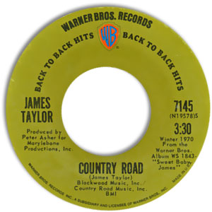 Country Road / Fire and Rain