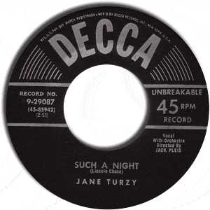 Such A Night/ It's You, It's You I Love!