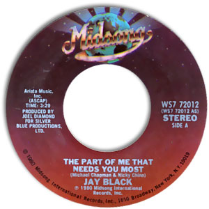 The Part Of Me That Needs You Most/ You Stole The Music