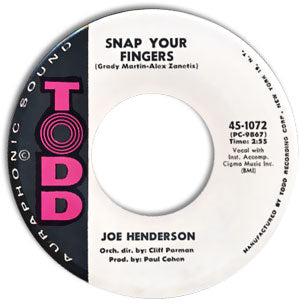 Snap Your Fingers/ If You See Me Cry