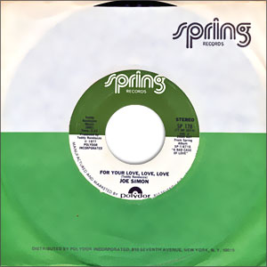 For Your Love, Love, Love/ I've Got A Jones On You Baby