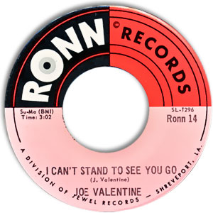 I Can't Stand To See You Go/ One Night of Satisfaction