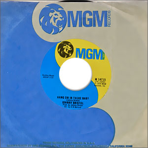 Hang On In There Baby/ Take Care of You For Me