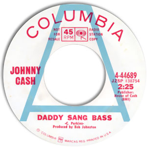 Daddy Sang Bass/ He Turned The Water Into Wine