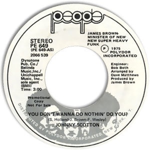 You Don't Wanna Do Nothin' Do Ya