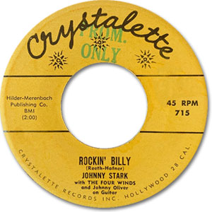 Rockin' Billy/ Drivin' Me Out Of My Mind