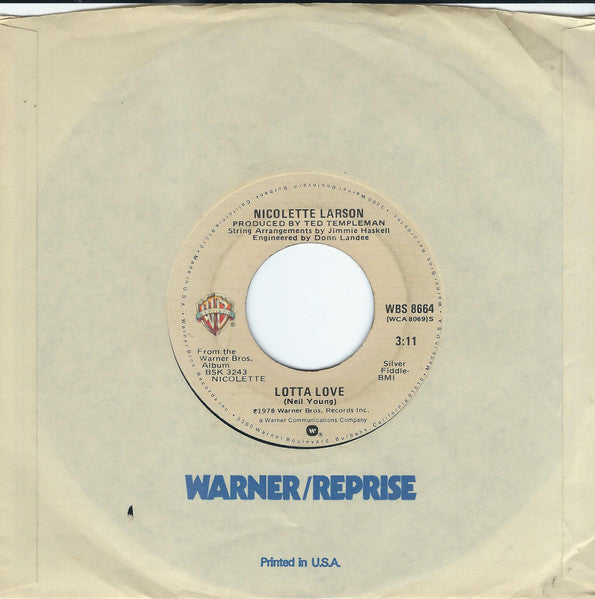 Lotta Love/ Angels Rejoiced