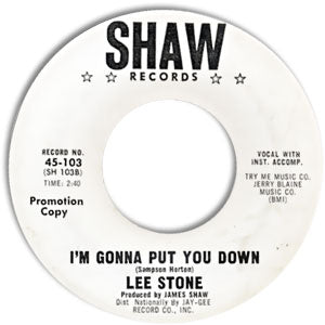 Hold On Baby/ I'm Gonna Put You Down