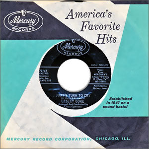 Judy's Turn To Cry/ Just Let Me Cry