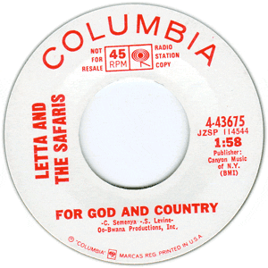 Walkin' Around/ For God And Country