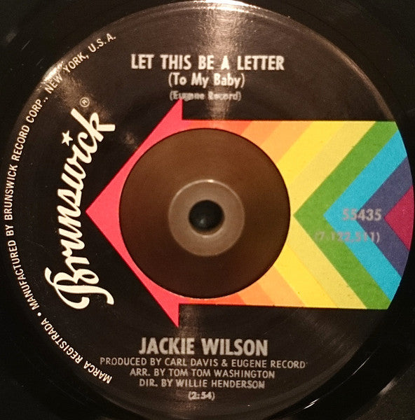 Let This Be A Letter (To My Baby)/ Didn't I