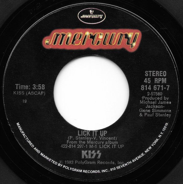 Lick It Up/ Dance All Over Your Face