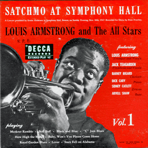 Satchmo At Symphony Hall, Vol. 1