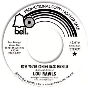 Now You're Coming Back Michelle