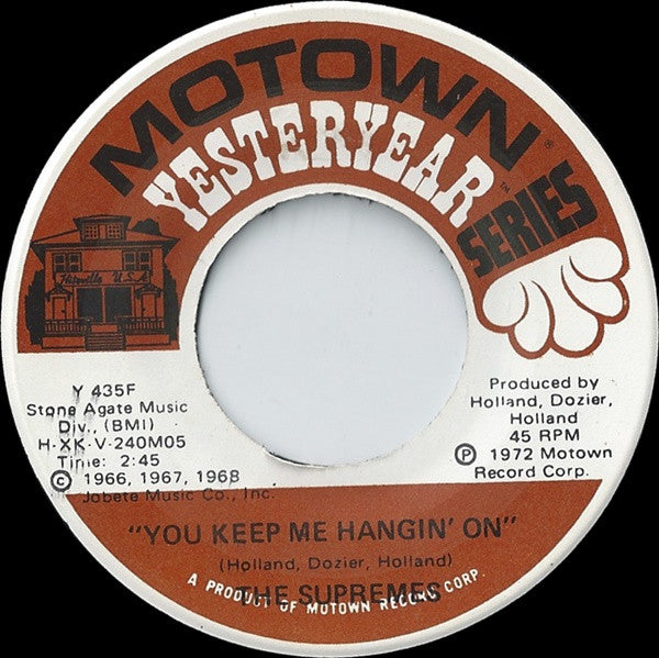 Love Is Here And Now You're Gone / You Keep Me Hangin' On