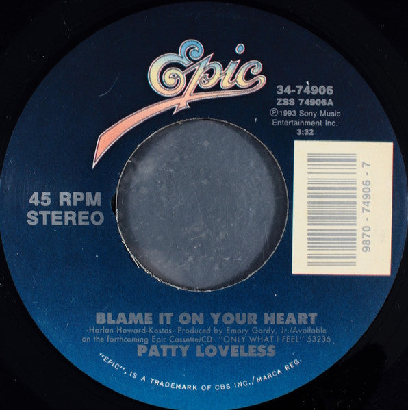 Blame It On Your Heart/ What's A Broken Heart