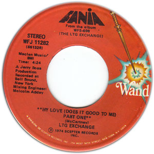 My Love (Does It Good To Me) Part One/ Part Two