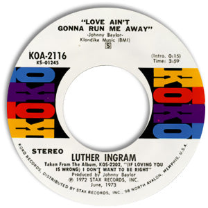 Love Ain't Gonna Run Me Away/ To the Other Man