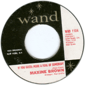 If You Gotta Make A Fool of Somebody/ You're In Love