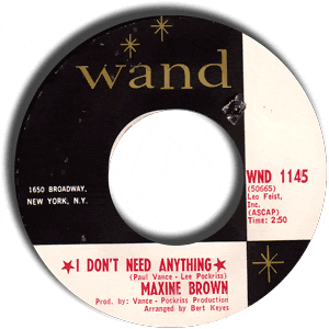 I Don't Need Anything/ The Secret of Livin'