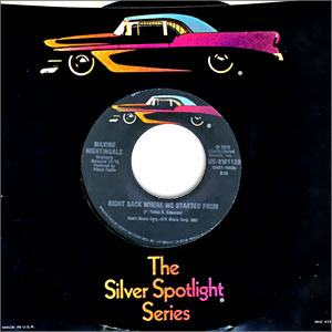 Right Back Where We Started From / Will You Be My Lover