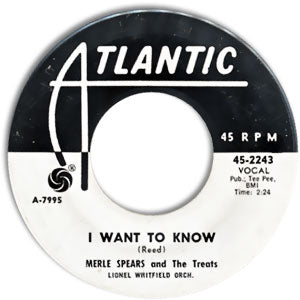 I Want To Know/ I'm Gonna Move To The Outskirts Of Town