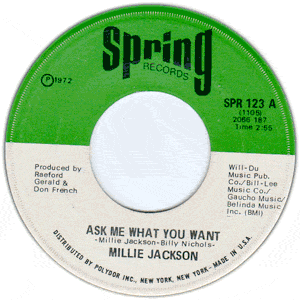 Ask Me What You Want/ I Just Can't Stand It