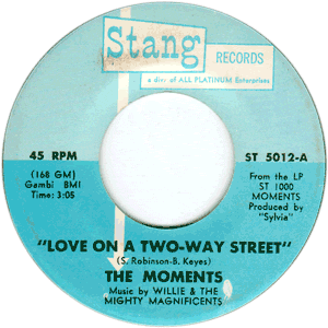 Love On A Two-Way Street/ I Won't Do Anything