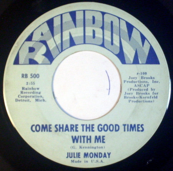 Come Share The Good Times With Me/ Time Is Running Out For Me