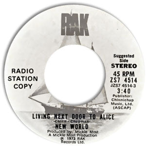 Living Next Door To Alice/ Something To Say