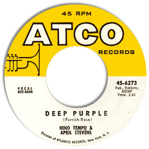 Deep Purple/ I've Been Carrying A Torch for You So Long That I Burned a Great Big Hole in My Heart