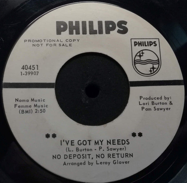 I've Got My Needs/ Your Love Is My Love