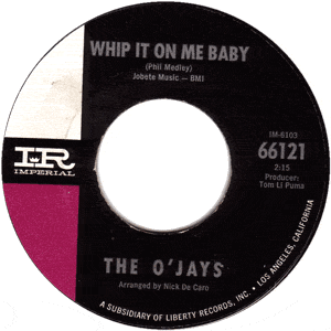 Whip It On Me Baby/ I've Cried My Last Tear