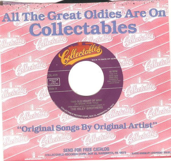 This Old Heart of Mine (Is Weak For You) / Take Some Time Out For Love