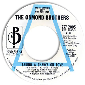 Taking A Chance On Love/ Groove With What You Got