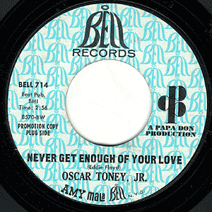 Never Get Enough of Your Love/A Love That Never Grows Cold