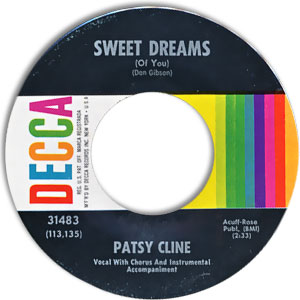 Sweet Dreams (Of You)/ Back In Baby's Arms