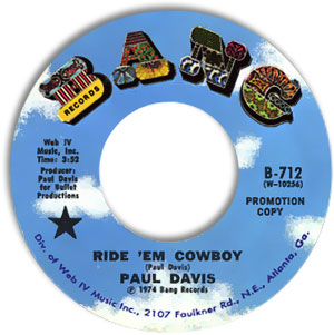 Ride 'Em Cowboy/ I'm The Only Sinner (In Salt Lake City)