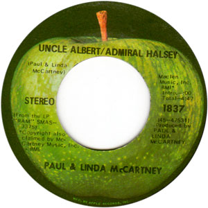 Uncle Albert-Admiral Halsey/ Too Many People