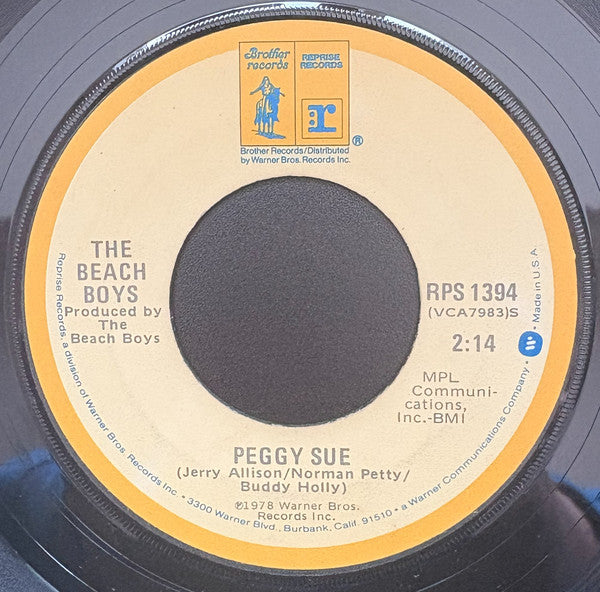 Peggy Sue/ Hey Little Tomboy